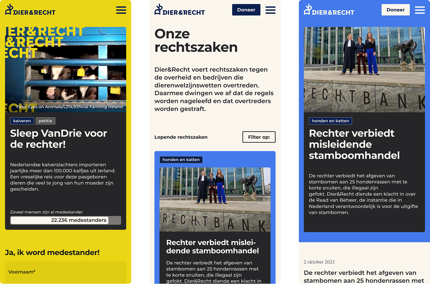 Dier&recht work image