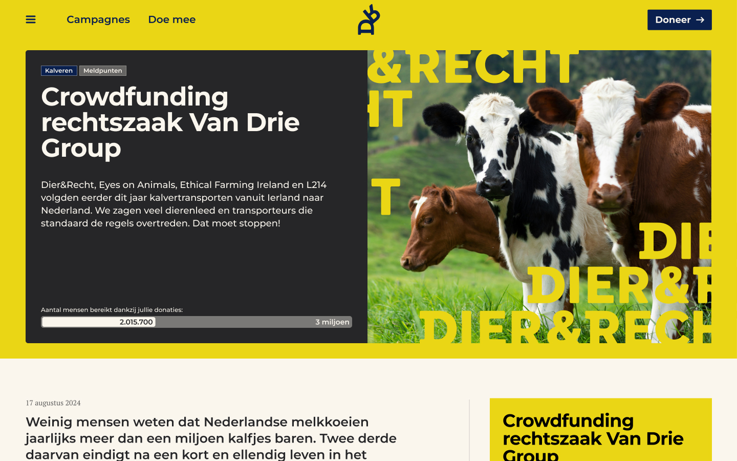 Dier&recht work image