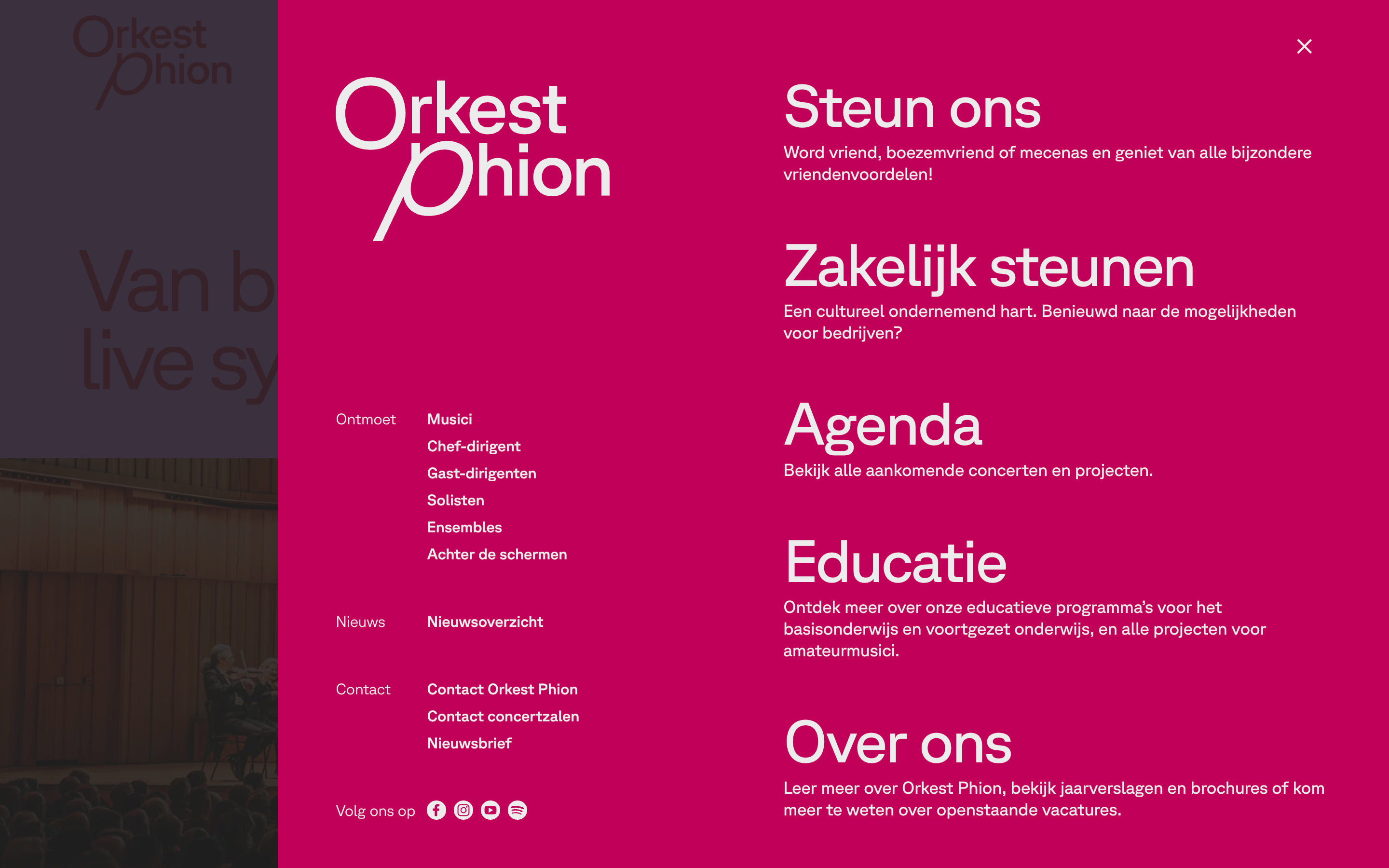 Orkest Phion work image